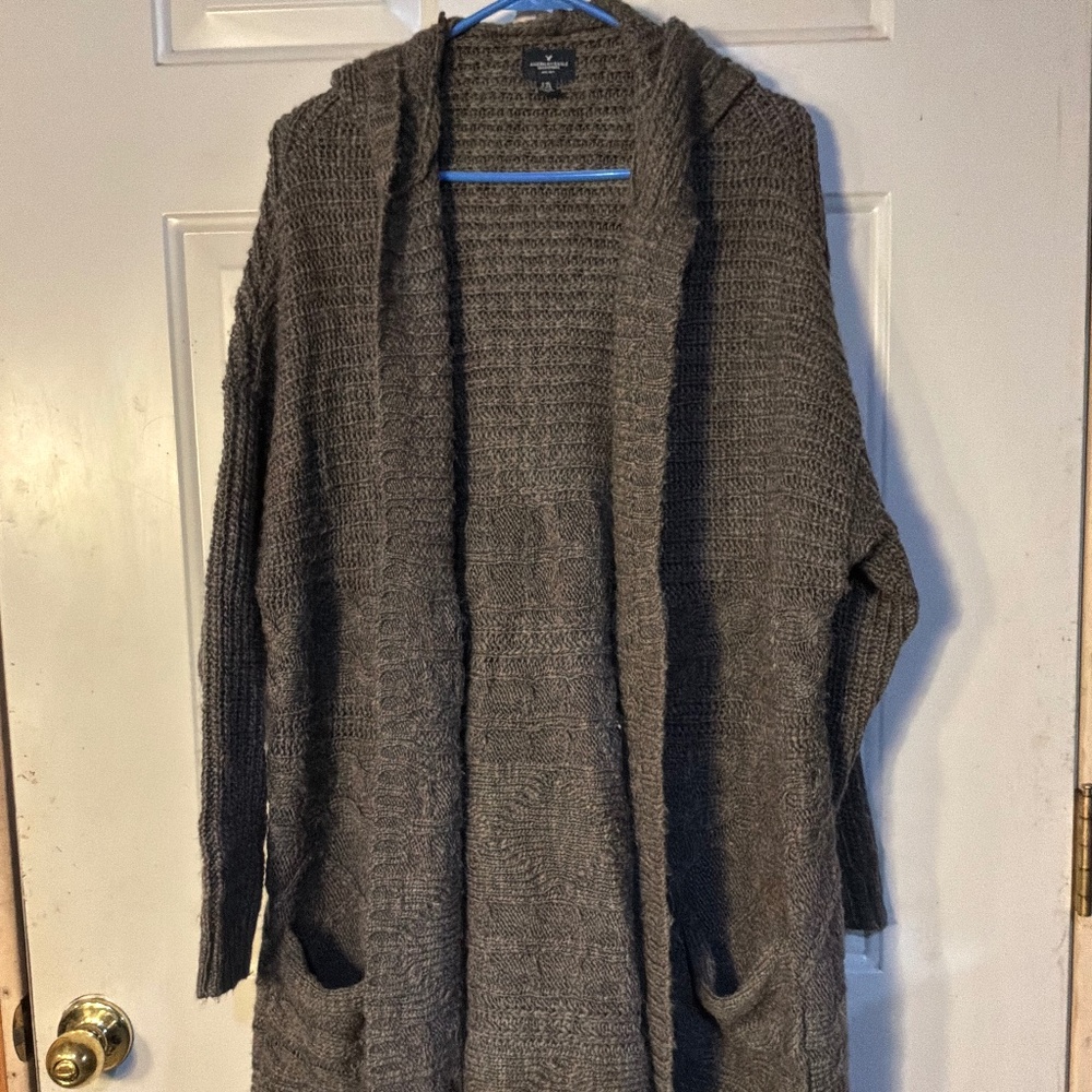 American Eagle long sweater coat